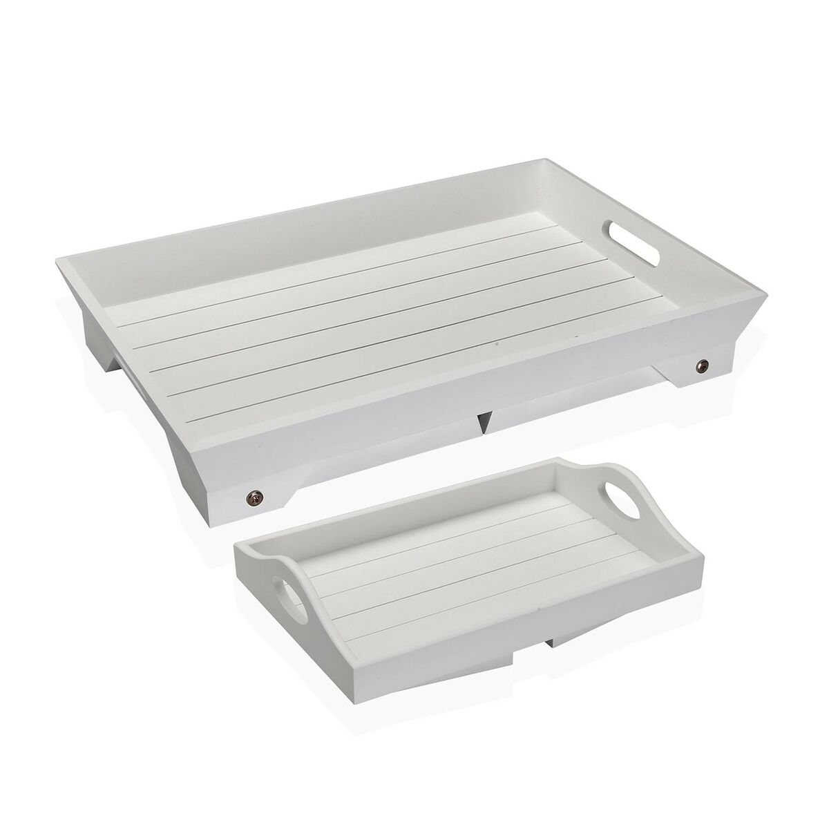 Sett med brett Versa Hvit Tre MDF 32 x 24 x 48 cm